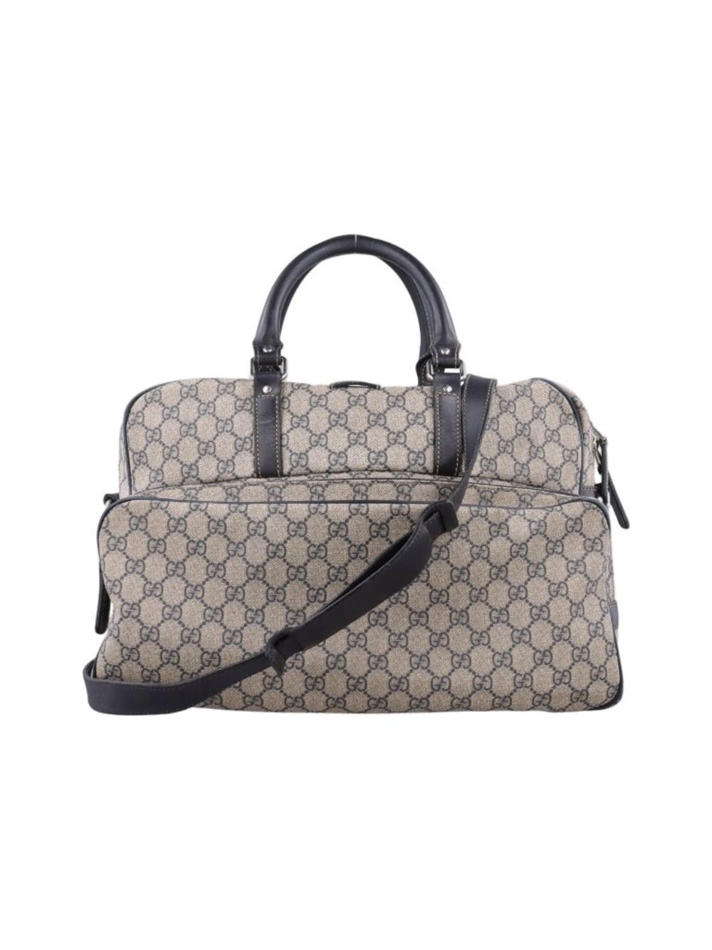Gucci Business Brown Beige Canvas Tote